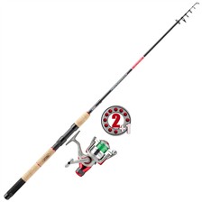 ENSEMBLE TRUITE TELESCOPIQUE MITCHELL PERFORMANCE EVO TELE SPIN RED