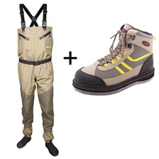ENSEMBLE WADERS EXPERT EVO + CHAUSSURES IMPACT FEUTRE JMC