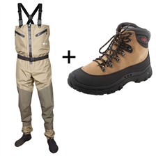ENSEMBLE WADERS EXPERT ZIP EVO + CHAUSSURES OURAL HYDROX JMC