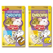 FRIANDISES SOURIS LIVING WORLD DROPS