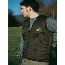 GILET CHASSE GANSE VELOURS