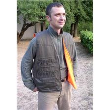 GILET CHASSE VERCORS REVERSIBLE FLUO