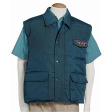 GILET MATELASSÉ SERT BLEU