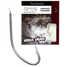 HAMECON MONTE PEZON & MICHEL EAUX VIVES ANTI-DECROCHE - PACK DE 10