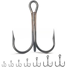 HAMECON TRIPLE CARNASSIER VMC ROND 9648 HI CARBON NO KILL