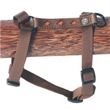 HARNAIS BAUDRIER CHIEN NYLON MARTIN SELLIER PAPILLONS ORANGE