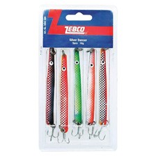 JIG ZEBCO SILVER DANCER SET - PACK DE 5