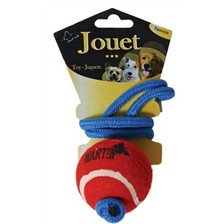 JOUET BALLE TENNIS CORDON POUR CHIEN MARTIN SELLIER