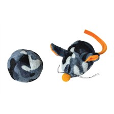 JOUET CHAT DUO BALLE SOURIS