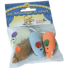 JOUET SOURIS POLAIRE CATNIP POUR CHAT LE MANEGE A CHAT
