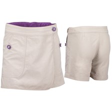 JUPE-SHORT QUECHUA TECHFRESH FILLE JUNIOR BEIGE