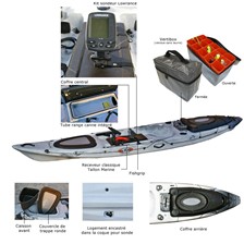 KAYAK DE PECHE SIT ON TOP ROTOMOD ABACO HI-TECH