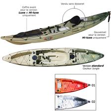 KAYAK DE PECHE SIT ON TOP ROTOMOD K-LARGO