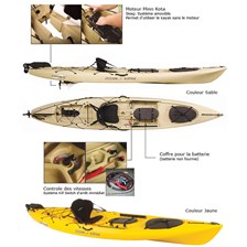 KAYAK MOTEUR ELECTRIQUE OCEAN KAYAK TORQUE