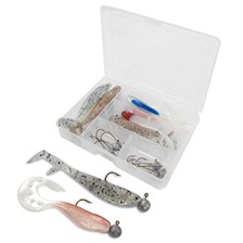 KIT CARNASSIER LEURRES SOUPLES DELALANDE SANDRA / FURY SHAD