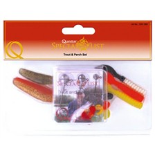KIT LEURRES SOUPLES QUANTUM TROUT&PERCH SET