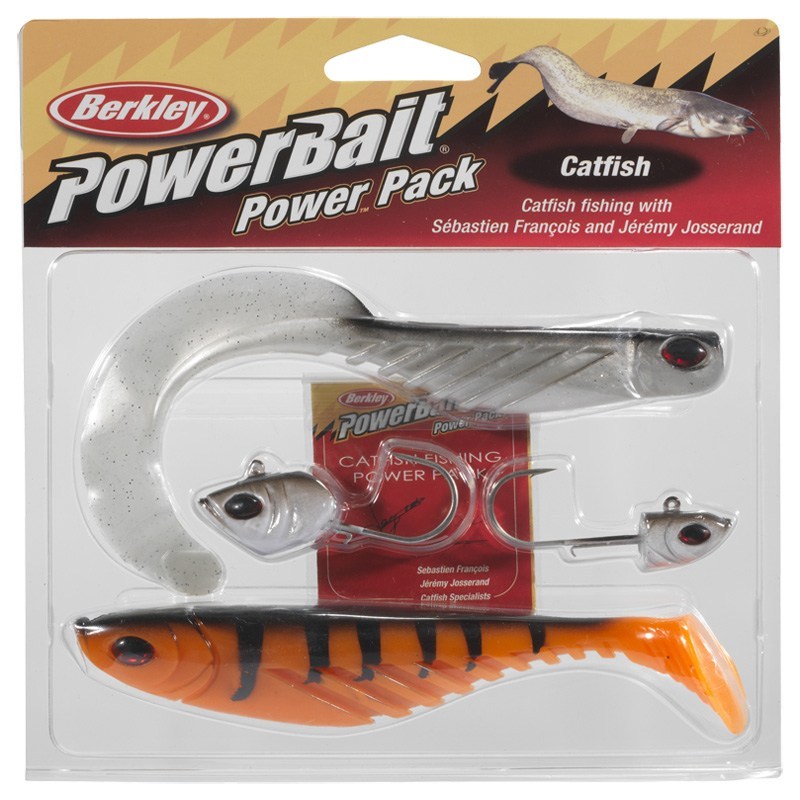 KIT SOFT LURE BERKLEY POWERBAIT CATFISH PRO PACK