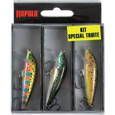KIT TRUITE POISSON NAGEUR RAPALA 5CM