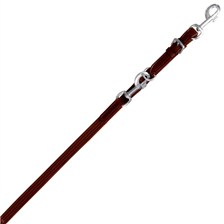 LAISSE CHIEN REGLABLE CUIR VERITABLE
