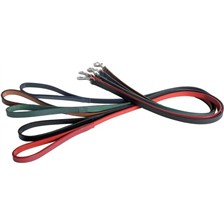 LAISSE CUIR POUR CHIEN BORD ARRONDI
