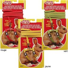 LAISSE ET HARNAIS POUR RONGEUR LIVING WORLD LAPIN