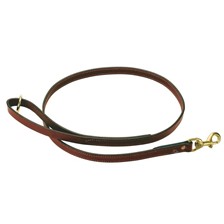 LAISSE PLATE MENDOTA EN CUIR