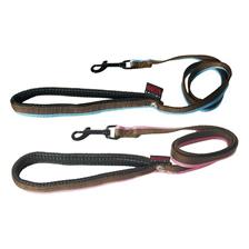 LAISSE POUR CHIEN MARTIN SELLIER CHOCO BLEU & ROSE
