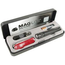 LAMPE TORCHE MAGLITE COFFRET SOLITAIRE + COUTEAU SUISSE