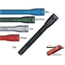 LAMPE TORCHE MAGLITE COFFRET SUPER MINI R3 + COUTEAU SUISSE