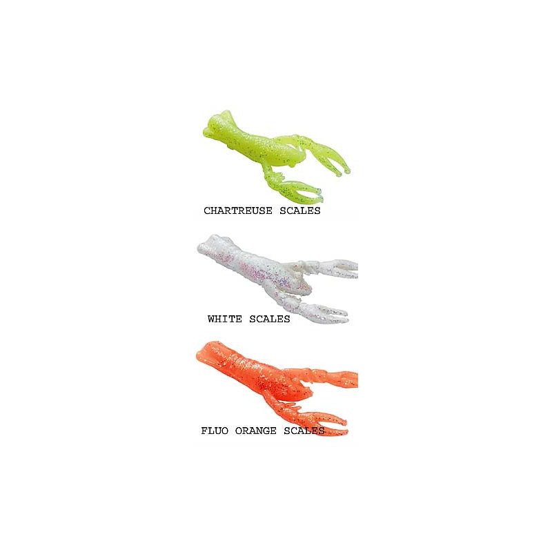 LEURRE BERKLEY POWER BAIT MICRO CRAW - PACK DE 20 Fluo Orange scales image