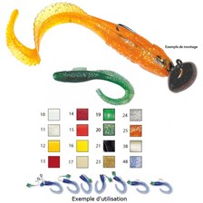 LEURRE DELALANDE SKING 8CM - PACK DE 4