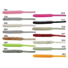 LEURRE ECOGEAR MEBARU SHOKUNIN STRAW TAIL GRUB 50MM - PACK DE 12