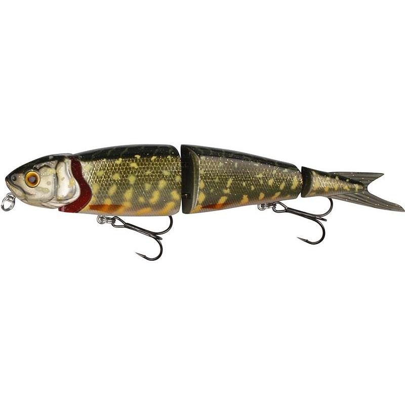 LEURRE FLOTTANT SAVAGE GEAR 4PLAY HERRING LOW RIDER 13CM 34-Olive Pearl image