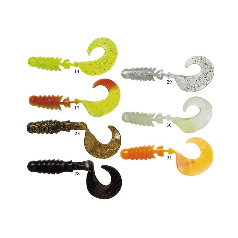 LEURRE SAVAGE GEAR LOOSE BODY GRUB 8cm - 17 Tequila Sunrise image