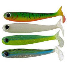 LEURRE SOUPLE AMS ASSORTIMENT BAD SHAD C1 13CM- PACK DE 4