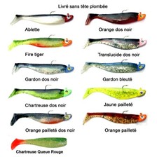 LEURRE SOUPLE AMS SHAD 7,5CM - PACK DE 5