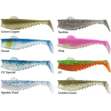 LEURRE SOUPLE BERKLEY POWERBAIT FAT RIPPLE 10CM - PACK DE 4