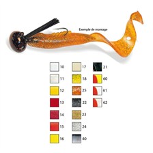 LEURRE SOUPLE DELALANDE LOOBA 9CM - PACK DE 4