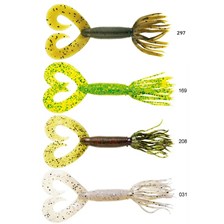 LEURRE SOUPLE GARY YAMAMOTO SKIRTED DOUBLE TAIL GRUB 5" - PACK DE 10