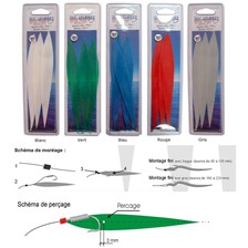 LEURRE SOUPLE SILIC LEURRES 180MM - PACK DE 3