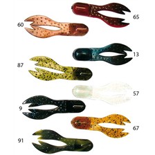 LEURRE SOUPLE SIZMIC BITSY CRAW CHUNK - PACK DE 6