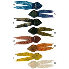 LEURRE SOUPLE SIZMIC LITTLE DILL - PACK DE 5