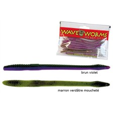 LEURRE WAVE WORMS VER DE TERRE TIKI SOFT - PACK DE 15