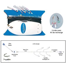 LIGNE DE TRAINE BATEAU FLASHMER ECOLINE MAQUEREAU+ KIT DE RECHANGE
