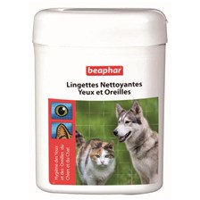 LINGETTES NETTOYANTES YEUX ET OREILLES CHIEN & CHAT BEAPHAR