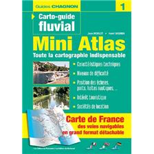 LIVRE - CARTO-GUIDE CHAGNON N° 1 MINI ATLAS CARTE DE FRANCE DES VOIES NAVIGABLES