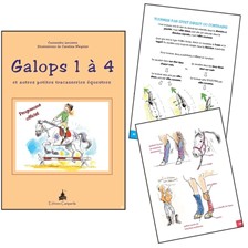 LIVRE - GALOPS 1 A 4, ET AUTRES PETITES TRACASSERIES EQUESTRES
