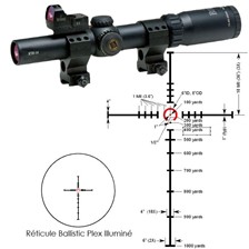 LUNETTE DE VISEE 1-4X24 BURRIS XTREME TACTICAL XTRS - PACK