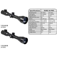 LUNETTE DE VISEE 3-12X50 A 3-12X56 BARSKA EURO 30 PRO