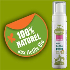 MOUSSE CHIEN/ CHAT NATURLY'S ANTI ODEUR